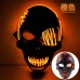 Máscara de calavera pirata con luces LED brillantes, ideal para disfraces de Halloween, fiestas nocturnas y eventos. Venta por mayoreo SD-2544