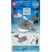 Peluche de ballena proyector bebes luces y música con ruido blanco SD122