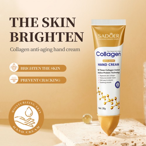 Crema de Manos SADÖER con Colágeno, antiarrugas, hidratante intensiva, textura ligera, 30g  al por mayor SD37213