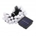 Serie luces led 12 metro solar con 600 am con 100 focos 8 funciones SDD119