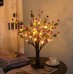 Árbol frutal con luz LED de decoración de 60cm con 24 pcz con carga USB SDD1194