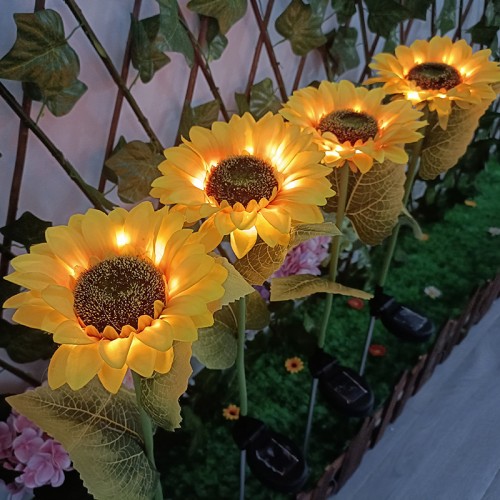 Luz solar de girasol de un solo cabezal de 73cm SDD1204