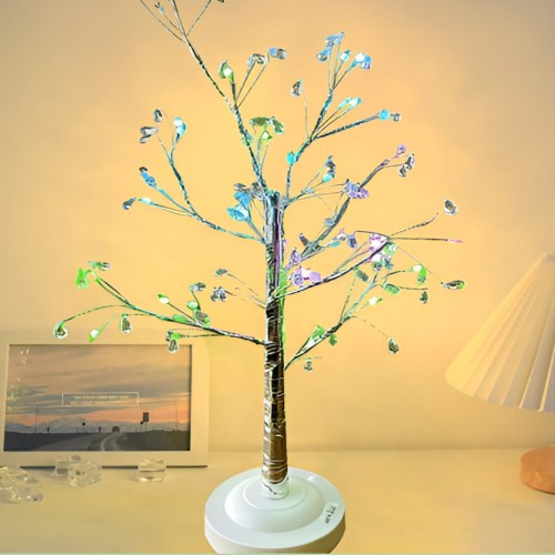 Árbol de gota de agua de 48 luces (batería + USB de doble uso) de 55cm SDD1231