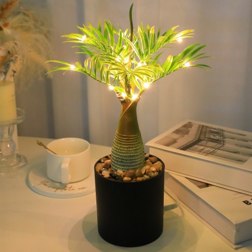 Mini palmera con luz LED para decorar USB de 45 cm SDD1233