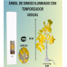 Árbol de otoño de mesa conector USB 24 luces 60 cm de altura SDD1261