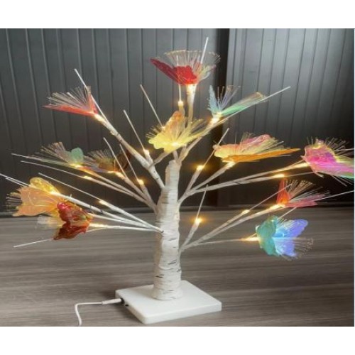 Árbol con luces LED para decorar de 60cm, con 24luces con carga USB SDD1265