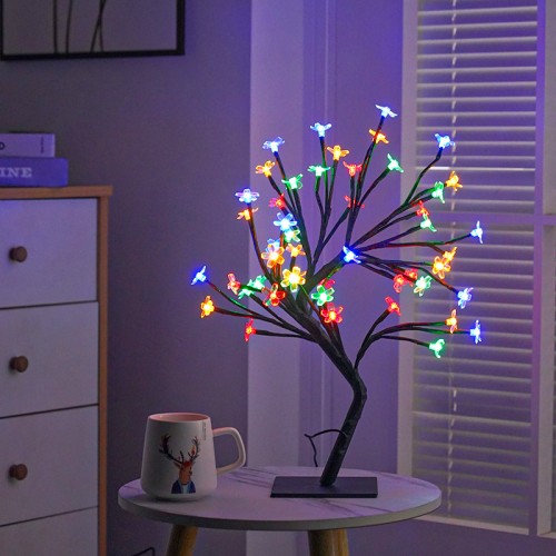 Lámpara con forma de árbol de cerezo en flor 48 LED, 60cm USB SDD1276