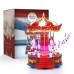 Carrusel navideño musical con luz LED, música y rotación USB/PILAS 21.5*17*15.5cm SDD1281