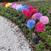  Lámpara de flor solar para decoración de exteriores SDD1329
