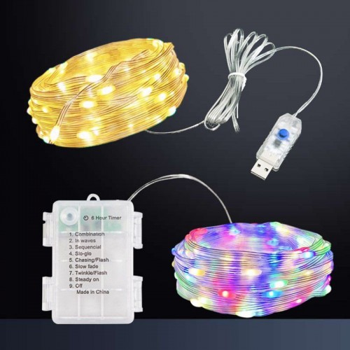 Serie luces decorativas 30M con 300PZ LED cálida y color SDD157