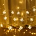 Luces led en forma copos de nieve 10 luces usa 2 pilas no incluidas SDD190