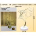 Luz decorativa en forma de arbolito de 50cm con 108 leds, de usb y pilar SDD195