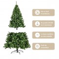 Árbol de Navidad artificial con base metálica – Pino navideño frondoso y fácil de armar – Ideal para hogar, oficina o decoración de temporada 150CM 400 ramas Venta al por mayor  SDS102