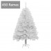 Árbol de navidad tipo pino nevado de 150cm color blanco con 450 ramas, Por Mayoreo SDS108