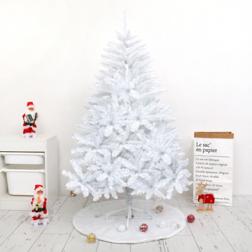 Árbol de navidad tipo pino,nevado 150cm color blanco con 450 ramas SDS108