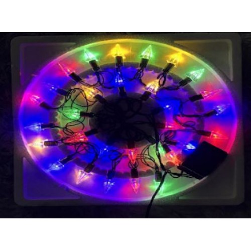  Luces Navideñas De ALBOLES CON MUSICAL, MULTICOLOR,CON 30 LED DE 2.4M SDD1117