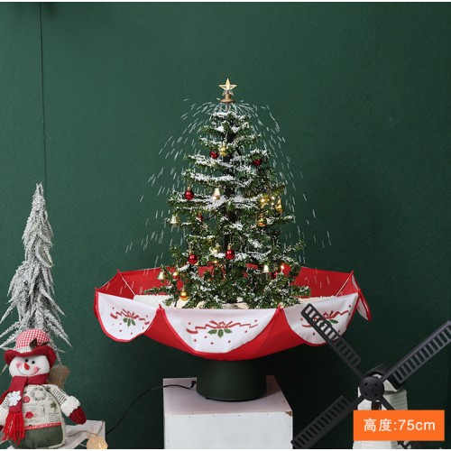 Árbol de Navidad con nieve automática de 75cm tamaño 60x75CM SDS123