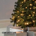 Árbol navideño de 210cm con 400 luces y 1100 ramas. Luz cálida SDS127