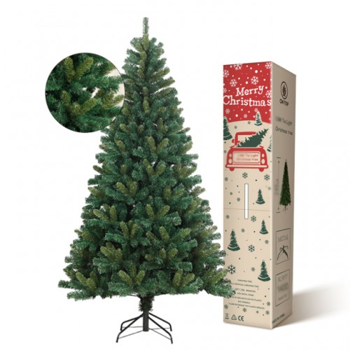 Árbol de navidad artificial con 1200 ramas color verde de 2.1m SDS134