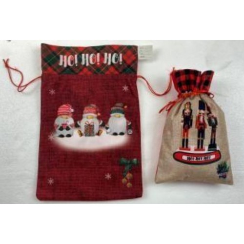 Adorno navidad bolsa navideño *29*42cm* SDS472