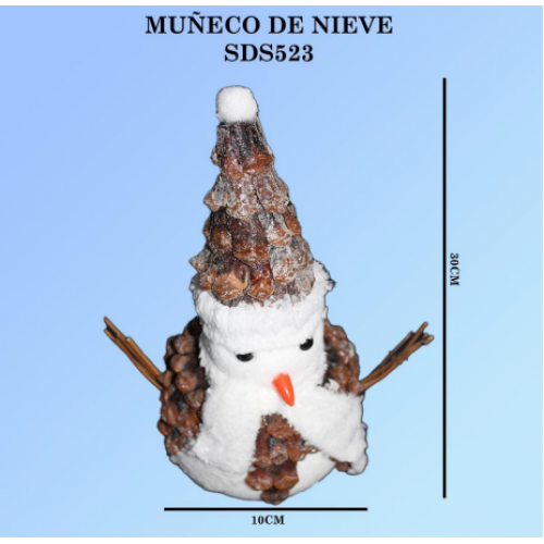 Muñeco de nieve 30*10cm SDS523