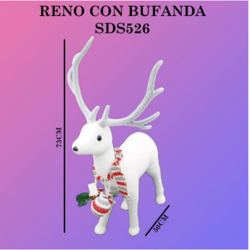 Reno con bufanda 73*50cm SDS526