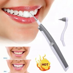 Limpiador dental portátil con presión de agua para eliminar restos de comida. Ideal para complementar el cepillado y una mejor higiene bucal. Venta por mayoreo SE-577