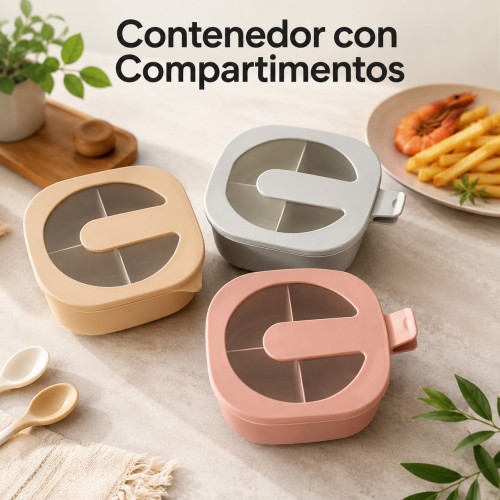 Especieros de 4 compartimientos contenedor de especias al por mayor