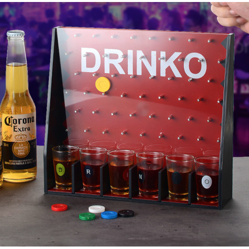 Juego de Pinball para beber, juego para shots, bola que cae, accesorios de entretenimiento