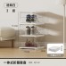 Zapatera plegable de tres capas de PET 27.6*38*59.2cm al por mayor SNH104