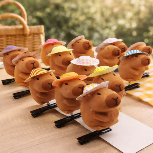 Capibara de Peluche con Clip por Mayoreo SPA-3600