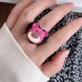 Anillo de hello kitty,kuromi y lotso F-SZJZ