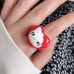 Anillo de hello kitty,kuromi y lotso F-SZJZ