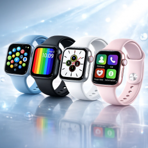 Reloj inteligente FT80 con pantalla táctil y correa. Ideal para monitoreo de actividad física, notificaciones, uso diario y estilo moderno. Venta por mayoreo TB-6323