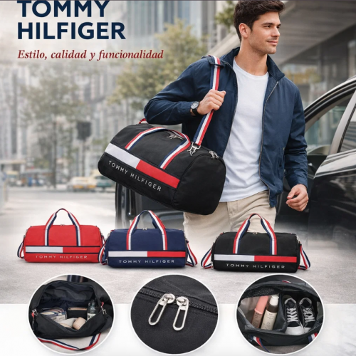 Bolsa deportiva tipo maleta ideal para gimnasio, viajes cortos o uso diario. Diseño moderno con detalles en franjas tricolor y amplio espacio interior. 48x15x24cm Venta al por mayor Bolsa deportiva tipo maleta ideal para gimnasio, viajes cortos o uso diario. Diseño moderno con detalles en franjas tricolor y amplio espacio interior. 48x15x24cm Venta al por mayor