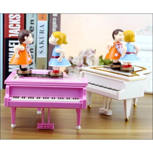Caja de música de piano de pareja al por mayor TOY176