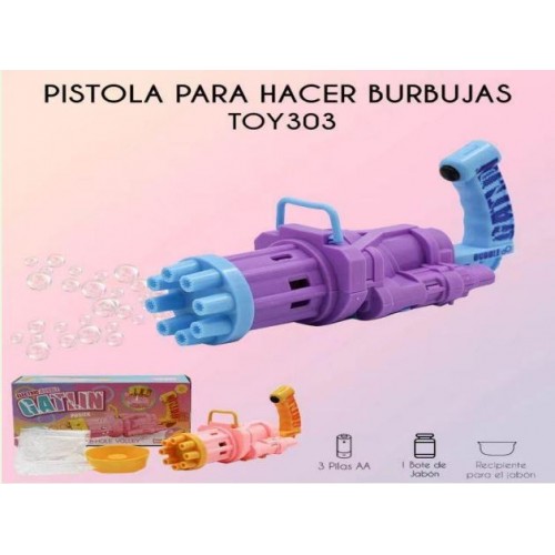 Pistola de burbujas TOY303