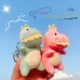 Peluche dinosaurio pequeño de colores 25cm TOY332