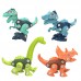 SET DE DINOSAURIOS PARA ARMAR (SET DE CUATRO DINOSAURIOS PARA ARMAR) trae 1pieza TOY528