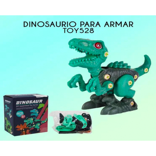 SET DE DINOSAURIOS PARA ARMAR (SET DE CUATRO DINOSAURIOS PARA ARMAR) trae 1pieza TOY528