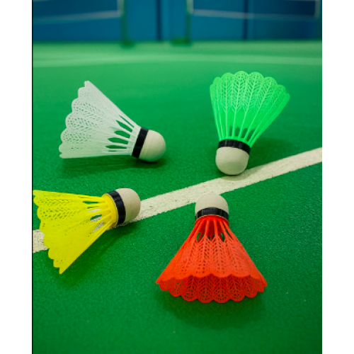Gallitos para bádminton en tubo de colores surtidos, accesorios deportivos ligeros y resistentes para juego recreativo, venta por mayoreo TOY584