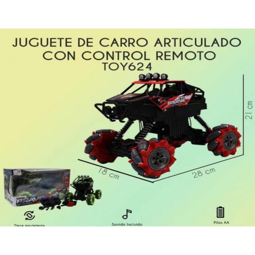 Carro a control remoto recargable 360 TOY624