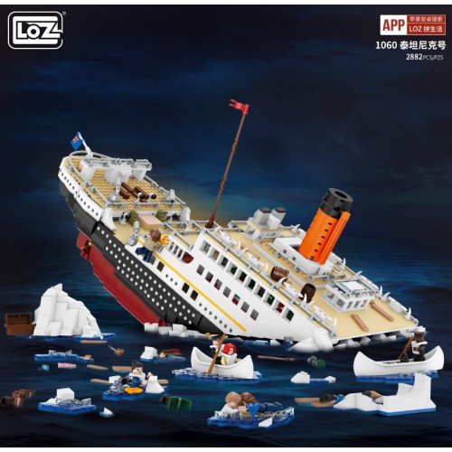 Juguete de construccion del TITANIC de 2882pzs TOY764