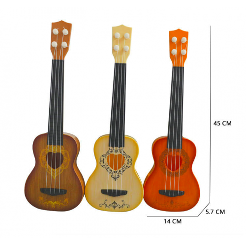 Guitarra infantil 4 cuerdas 45*14*5.7cm TOY778