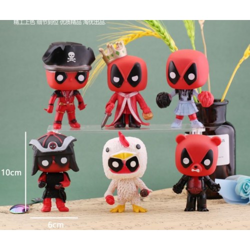 Figuras funko de Deadpool con cajitas individual de 10cm TOY995