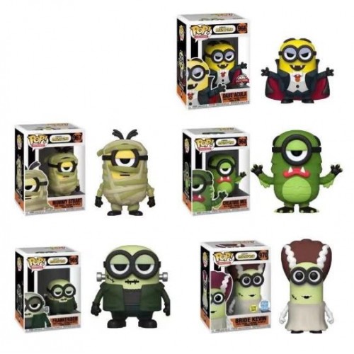 Figuras de funko de los Minions con caja individual TOY998