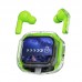 Audífonos inalámbricos Bluetooth Air Max con estuche transparente, pantalla digital, micrófono y batería recargable, venta por mayoreo  TWS-6350