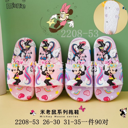 Chanclas infantiles de MINNIE y Unicornio TX424