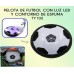 Pelota de futbol con luz LED y contorno de espuma carga USB 18cm TY102