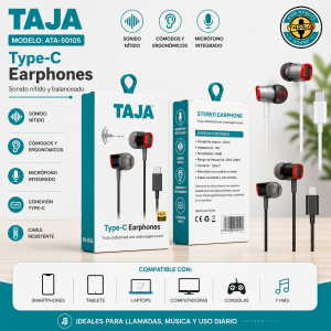 Audífonos Type-C ATA-50105 con Micrófono
